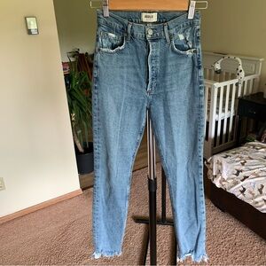 Agolde Nico High Rise Slim Jeans 24